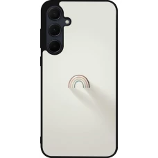 Coque Samsung Galaxy A56 - Silicone rigide noir Mini Rainbow Minimal