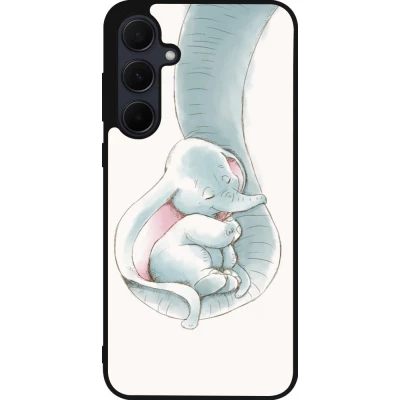 Samsung Galaxy A56 Case Hülle - Silikon schwarz Mom 1903