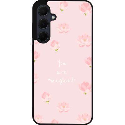 Coque Samsung Galaxy A56 - Silicone rigide noir Mom 2023 your are magical