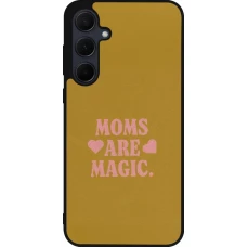 Samsung Galaxy A56 Case Hülle - Silikon schwarz Mom 2026 Are Magic