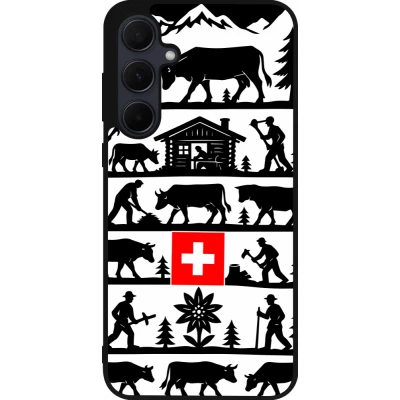 Samsung Galaxy A56 Case Hülle - Silikon schwarz Poya Schweiz 1