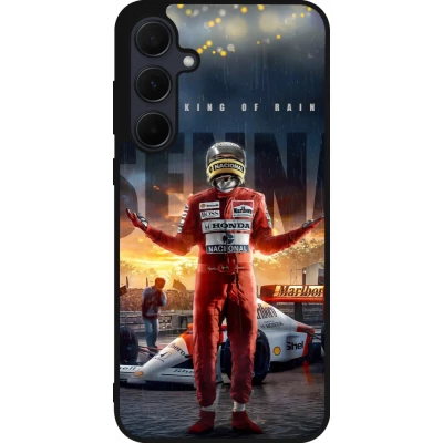 Samsung Galaxy A56 Case Hülle - Silikon schwarz Senna The King of Rain