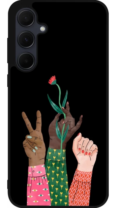 Samsung Galaxy A56 Case Hülle - Silikon schwarz Womens day 2026 2
