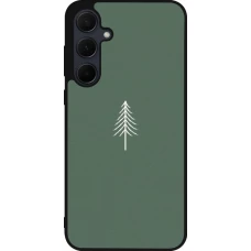 Samsung Galaxy A56 Case Hülle - Silikon schwarz Christmas 22 minimalist tree