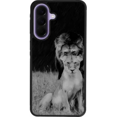 Samsung Galaxy A57 5G Case Hülle - Silikon schwarz Angry lions