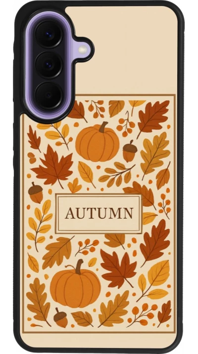 Coque Samsung Galaxy A57 5G - Silicone rigide noir Autumn 26 Hello autumn