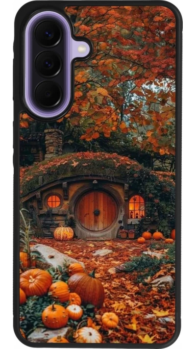 Coque Samsung Galaxy A57 5G - Silicone rigide noir Autumn 26 Hobbit house