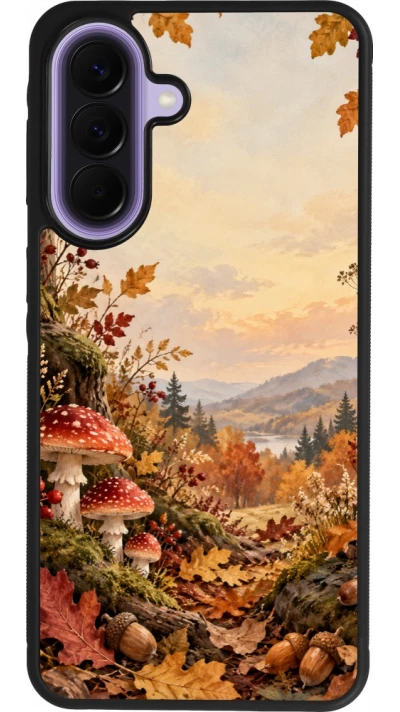 Coque Samsung Galaxy A57 5G - Silicone rigide noir Autumn 26 Illustrated Autumn