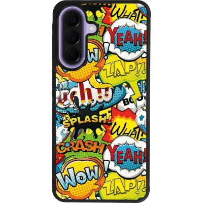 Samsung Galaxy A57 5G Case Hülle - Silikon schwarz Cartoons slogans