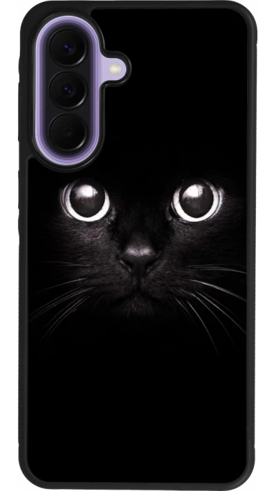 Samsung Galaxy A57 5G Case Hülle - Silikon schwarz Cat eyes