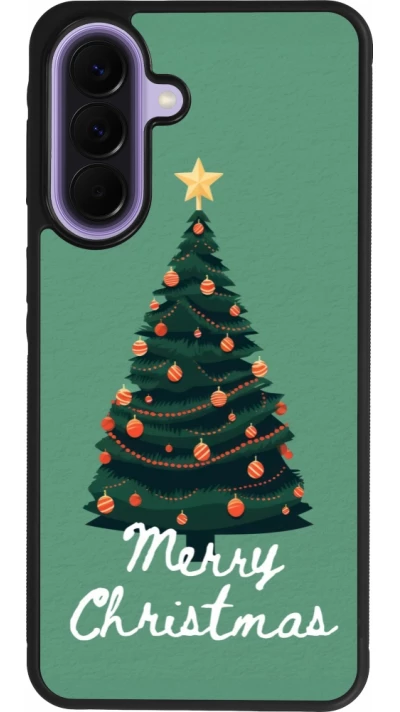 Samsung Galaxy A57 5G Case Hülle - Silikon schwarz Christmas 25 Xmas Tree