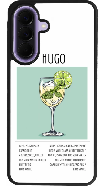 Samsung Galaxy A57 5G Case Hülle - Silikon schwarz Cocktail Rezept Hugo