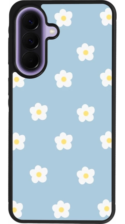 Samsung Galaxy A57 5G Case Hülle - Silikon schwarz Easter 2024 daisy flower