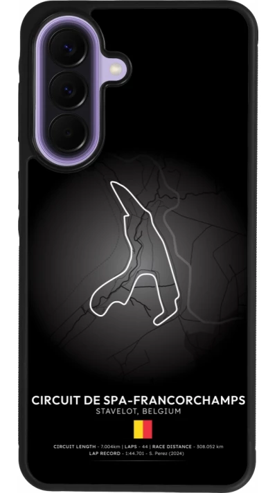 Samsung Galaxy A57 5G Case Hülle - Silikon schwarz F1 Track 2025 Belgium