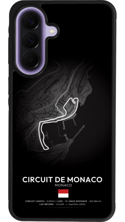 Samsung Galaxy A57 5G Case Hülle - Silikon schwarz F1 Track 2025 Monaco
