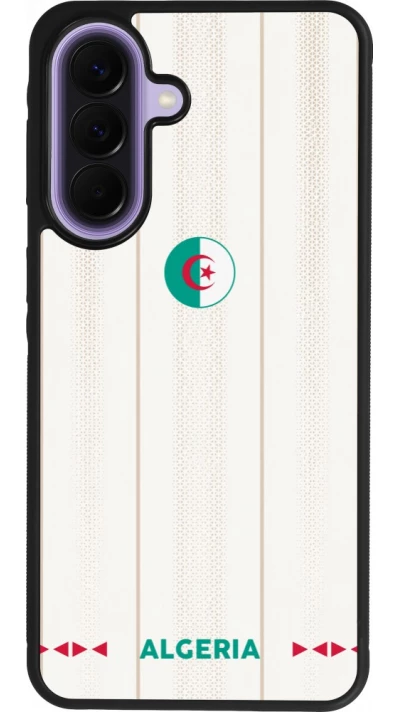 Coque Samsung Galaxy A57 5G - Silicone rigide noir Maillot de football Algérie 2026 personnalisable
