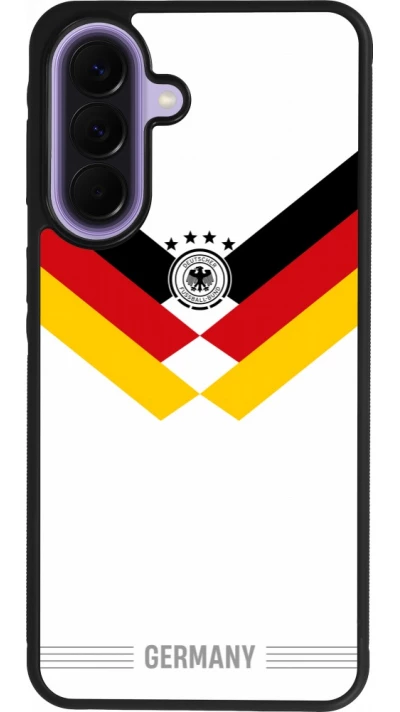 Coque Samsung Galaxy A57 5G - Silicone rigide noir Maillot de football Allemagne 2026 personnalisable