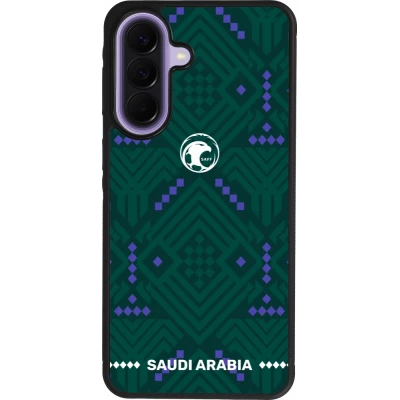 Samsung Galaxy A57 5G Case Hülle - Silikon schwarz Saudi Arabien 2026 personalisierbares Fussballtrikot