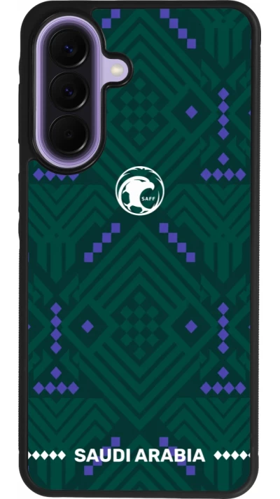 Samsung Galaxy A57 5G Case Hülle - Silikon schwarz Saudi Arabien 2026 personalisierbares Fussballtrikot