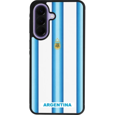 Samsung Galaxy A57 5G Case Hülle - Silikon schwarz Argentinien 2026 personalisierbares Fussballtrikot
