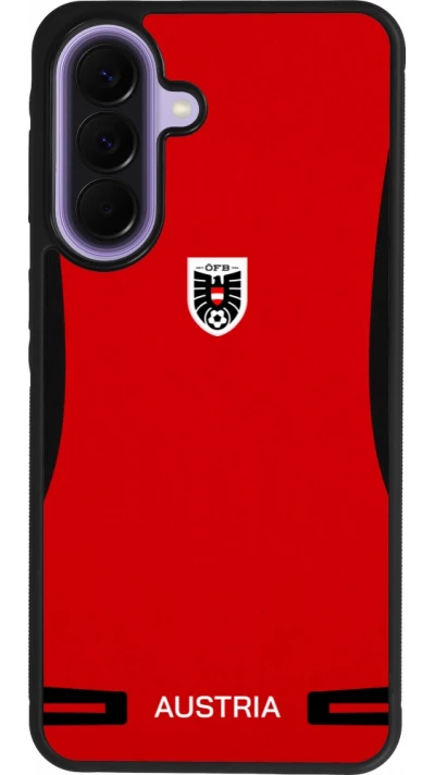 Samsung Galaxy A57 5G Case Hülle - Silikon schwarz O?sterreich 2026 personalisierbares Fussballtrikot