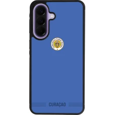 Samsung Galaxy A57 5G Case Hülle - Silikon schwarz Curaçao 2026 personalisierbares Fussballtrikot