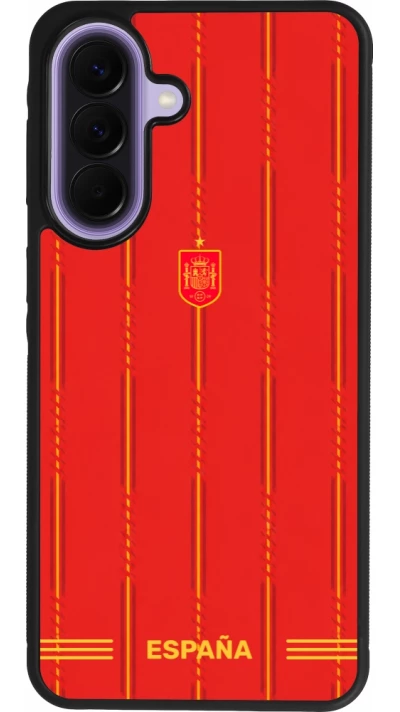 Samsung Galaxy A57 5G Case Hülle - Silikon schwarz Spanien 2026 personalisierbares Fussballtrikot