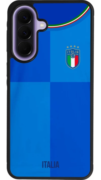 Samsung Galaxy A57 5G Case Hülle - Silikon schwarz Italien 2022 personalisierbares Fußballtrikot