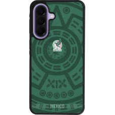 Coque Samsung Galaxy A57 5G - Silicone rigide noir Maillot de football Mexique 2026 personnalisable