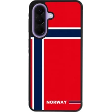 Samsung Galaxy A57 5G Case Hülle - Silikon schwarz Norwegen 2026 personalisierbares Fussballtrikot