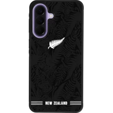 Samsung Galaxy A57 5G Case Hülle - Silikon schwarz Neuseeland 2026 personalisierbares Fussballtrikot