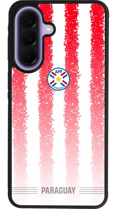 Samsung Galaxy A57 5G Case Hülle - Silikon schwarz Paraguay 2026 personalisierbares Fussballtrikot