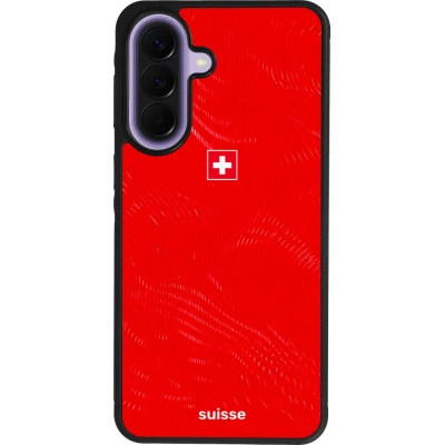 Samsung Galaxy A57 5G Case Hülle - Silikon schwarz Schweiz 2026 personalisierbares Fussballtrikot