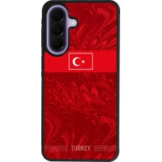 Samsung Galaxy A57 5G Case Hülle - Silikon schwarz Türkei 2026 personalisierbares Fussballtrikot