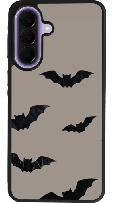 Samsung Galaxy A57 5G Case Hülle - Silikon schwarz Halloween 2026 Bats