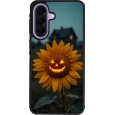 Samsung Galaxy A57 5G Case Hülle - Silikon schwarz Halloween 2026 Evil Sunflower