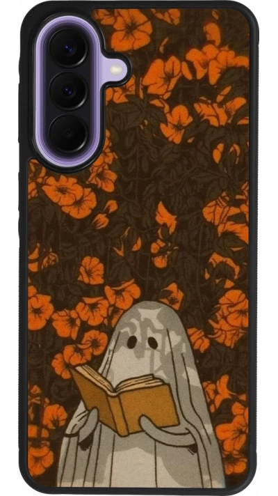 Samsung Galaxy A57 5G Case Hülle - Silikon schwarz Halloween 2026 Ghost reading