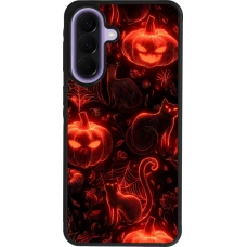 Samsung Galaxy A57 5G Case Hülle - Silikon schwarz Halloween 2026 Pattern Halloween