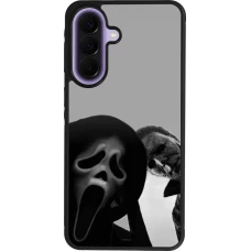 Samsung Galaxy A57 5G Case Hülle - Silikon schwarz Halloween 2026 Scream and Michael Myers