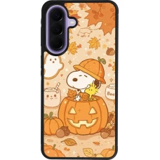 Samsung Galaxy A57 5G Case Hülle - Silikon schwarz Halloween 2026 Snoopy Halloween