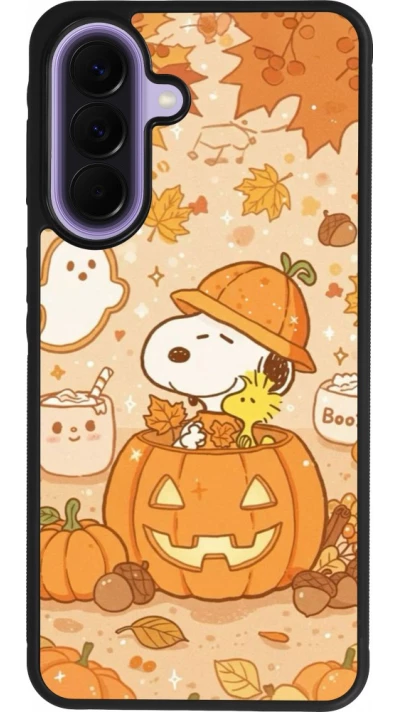 Samsung Galaxy A57 5G Case Hülle - Silikon schwarz Halloween 2026 Snoopy Halloween