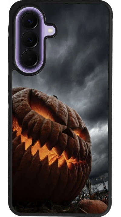 Samsung Galaxy A57 5G Case Hülle - Silikon schwarz Halloween 2026 The Wicked Pumpkin
