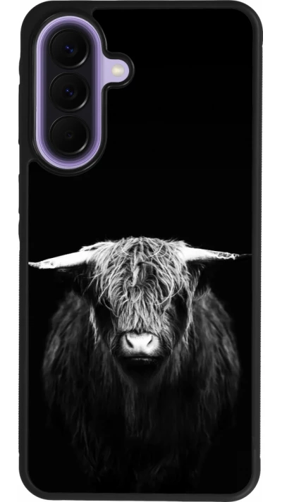 Samsung Galaxy A57 5G Case Hülle - Silikon schwarz Highland calf black