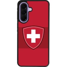 Samsung Galaxy A57 5G Case Hülle - Silikon schwarz Hockey World Championship Ecusson Suisse