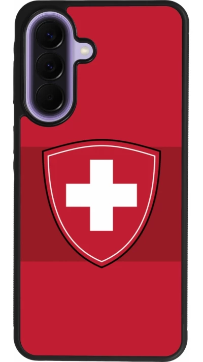 Samsung Galaxy A57 5G Case Hülle - Silikon schwarz Hockey World Championship Ecusson Suisse