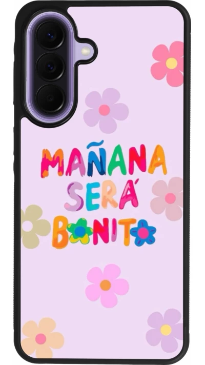 Samsung Galaxy A57 5G Case Hülle - Silikon schwarz Karol G Manana sera bonito