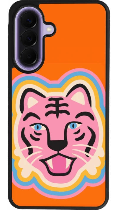 Samsung Galaxy A57 5G Case Hülle - Silikon schwarz Lion colors 2026