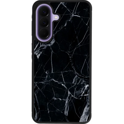 Coque Samsung Galaxy A57 5G - Silicone rigide noir Marble Black 01