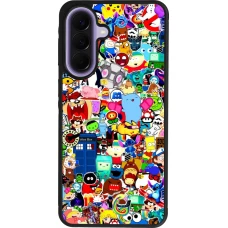 Samsung Galaxy A57 5G Case Hülle - Silikon schwarz Mixed cartoons
