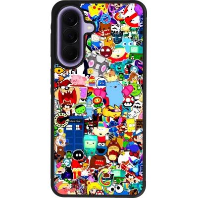 Coque Samsung Galaxy A57 5G - Silicone rigide noir Mixed cartoons